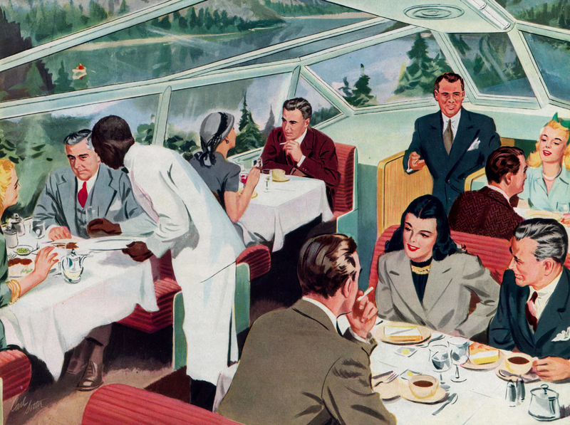 Illustration for article titled This 1947 Train of Tomorrow Puts Today's Trains to Shame